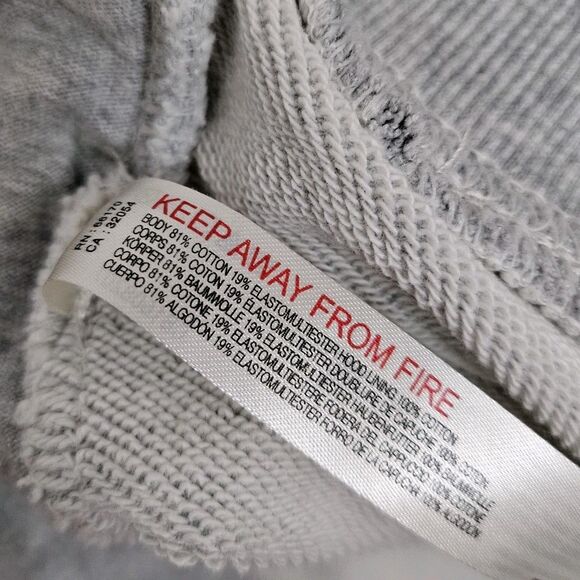 Free People Movement Sweater Small Gray Double Overtime Hoodie Athleisure Cozy - Picture 5 of 11